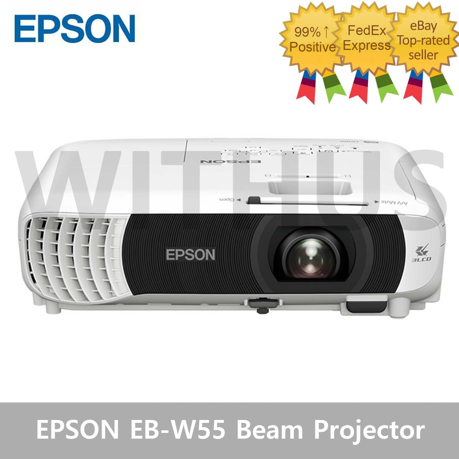 EPSON EB-W55 Beam Projector WXGA 3LCD 4,000lm Business Projector - Tracking
