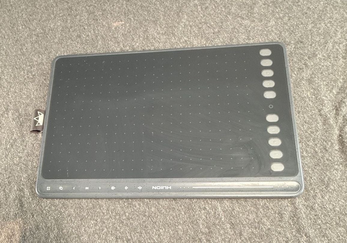 Huion Inspiroy HS611 Graphics Drawing Tablet - Space Grey (no cords or stylus)