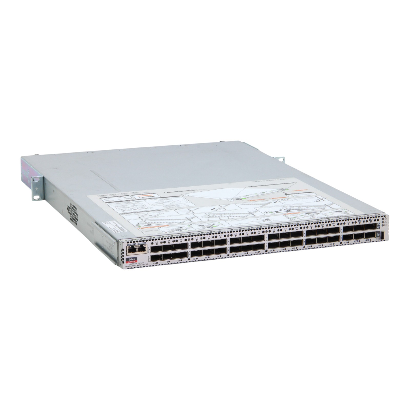 Sun Oracle SUN-3019 36-Port 40GbE QSFP+ 602-4758-02 Red. PSU Infiniband Switch