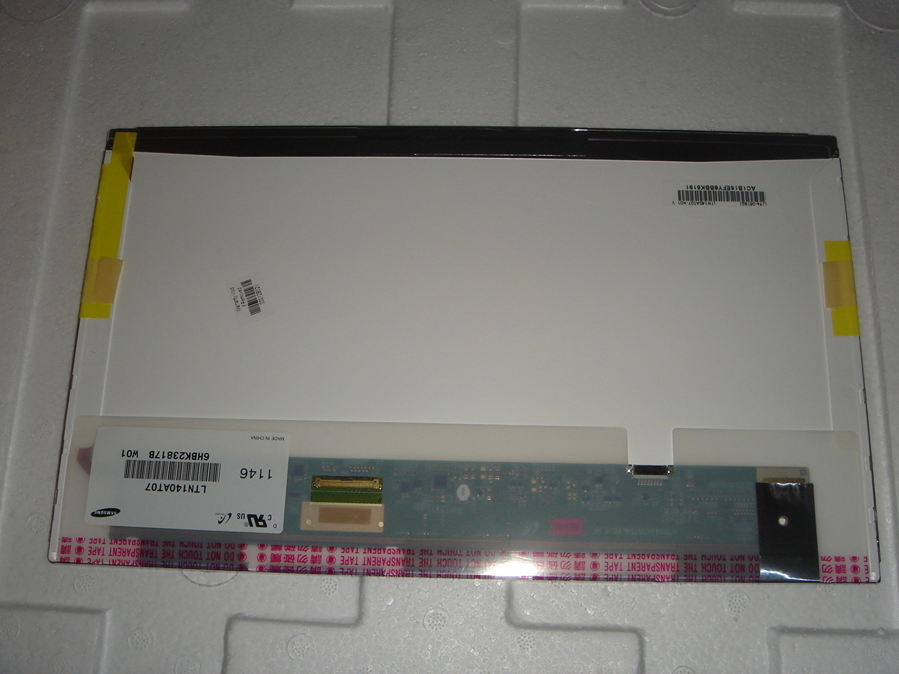 LED LCD 14.0'' SAMSUNG LTN140AT07-H02 Screen Display Including Chronopost
