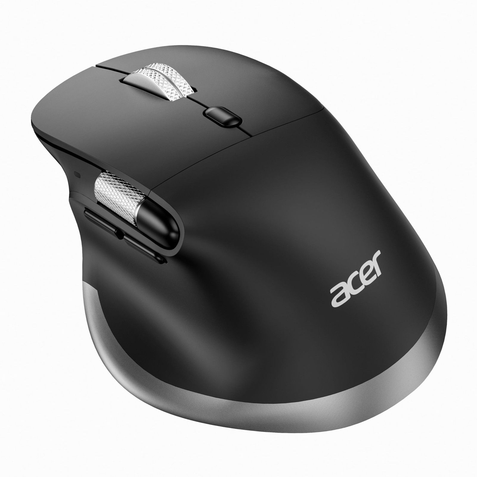 acer Ergonomic Mouse Wireless Rechargeable with Side Scroll (BT5.2+2.4GHz), Blue