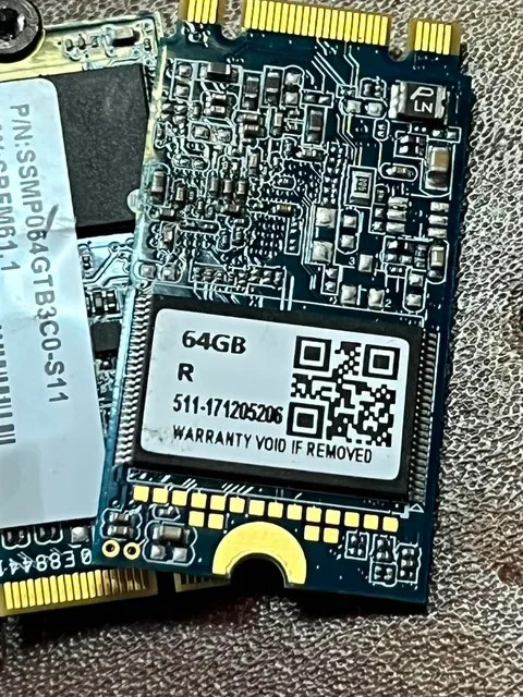 Lot of 10 64GB mSATA SSD Solid State Drives Mini SATA Internal Storage Used
