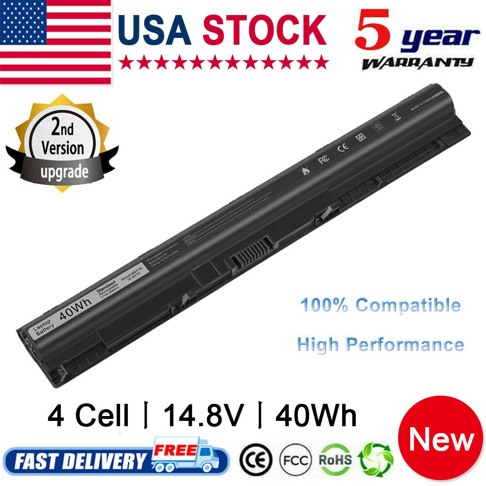 40Wh 4-Cell Battery for Dell Vostro 3458 3558 GXVJ3 K185W HD4J0 VN3N0 M5Y1K P51F