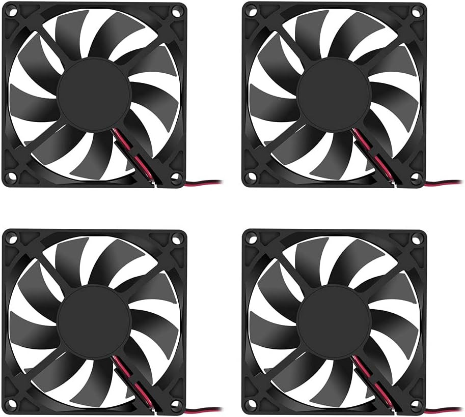 4Pcs DC 24V 8015 Fan 3D Printer 80X80X15 Brushless Cooling Fan 80MM for 3D