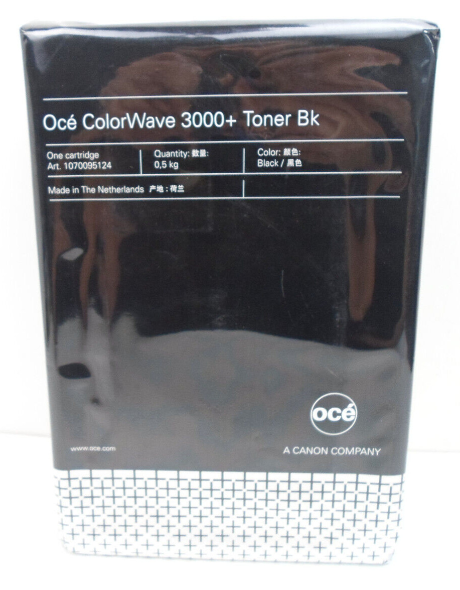 Canon ColorWave 3000+ Toner Black Cartridge 0.5kg - 1070095124 (O20487-2 EO)