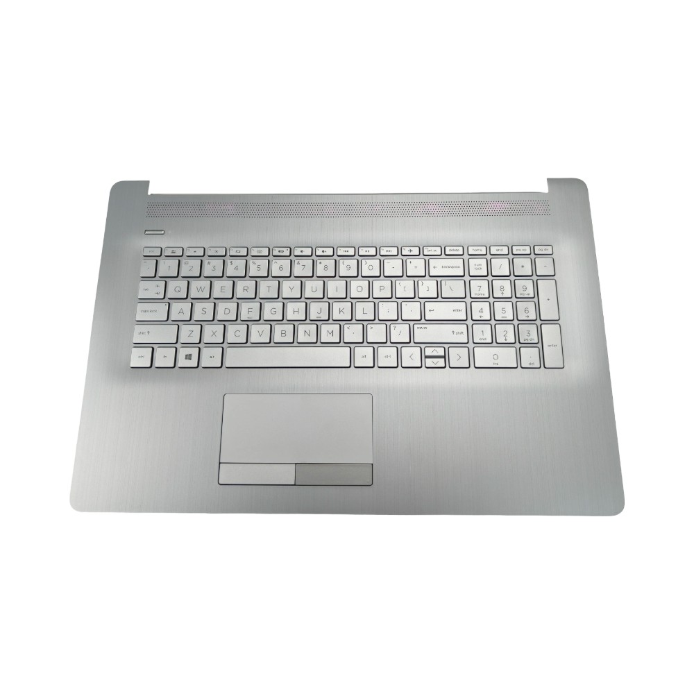 New For HP 17-BY 17-CA Silver Palmrest Backlit Keyboard/ODD Touchpad L92787-001