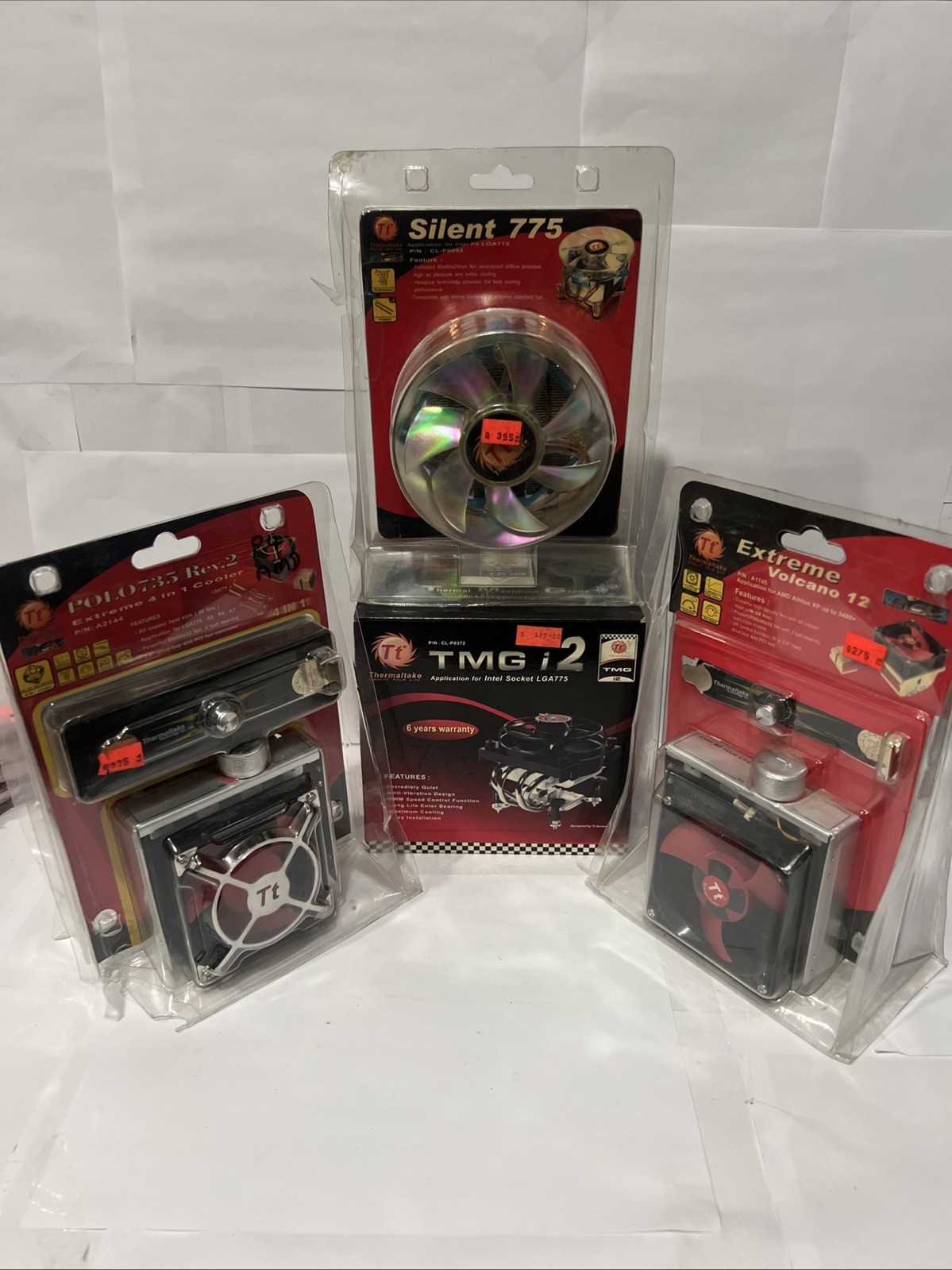 Thermaltake Retro Extreme Volcano 12, Silent 775, POLO735 Rev.2, TMG i2