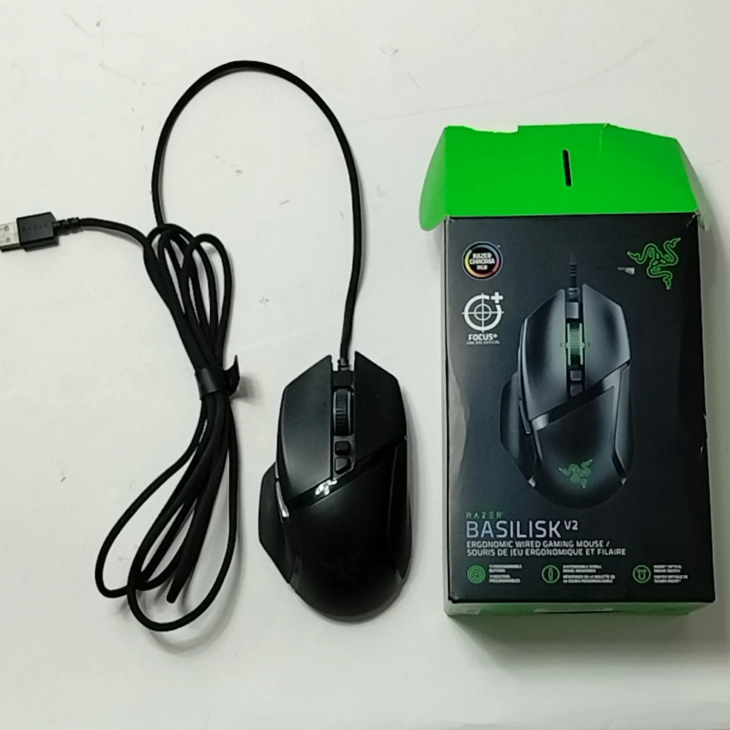 Razer Basilisk V2 RZ01-03160100-R3U1 Wired Mouse Black