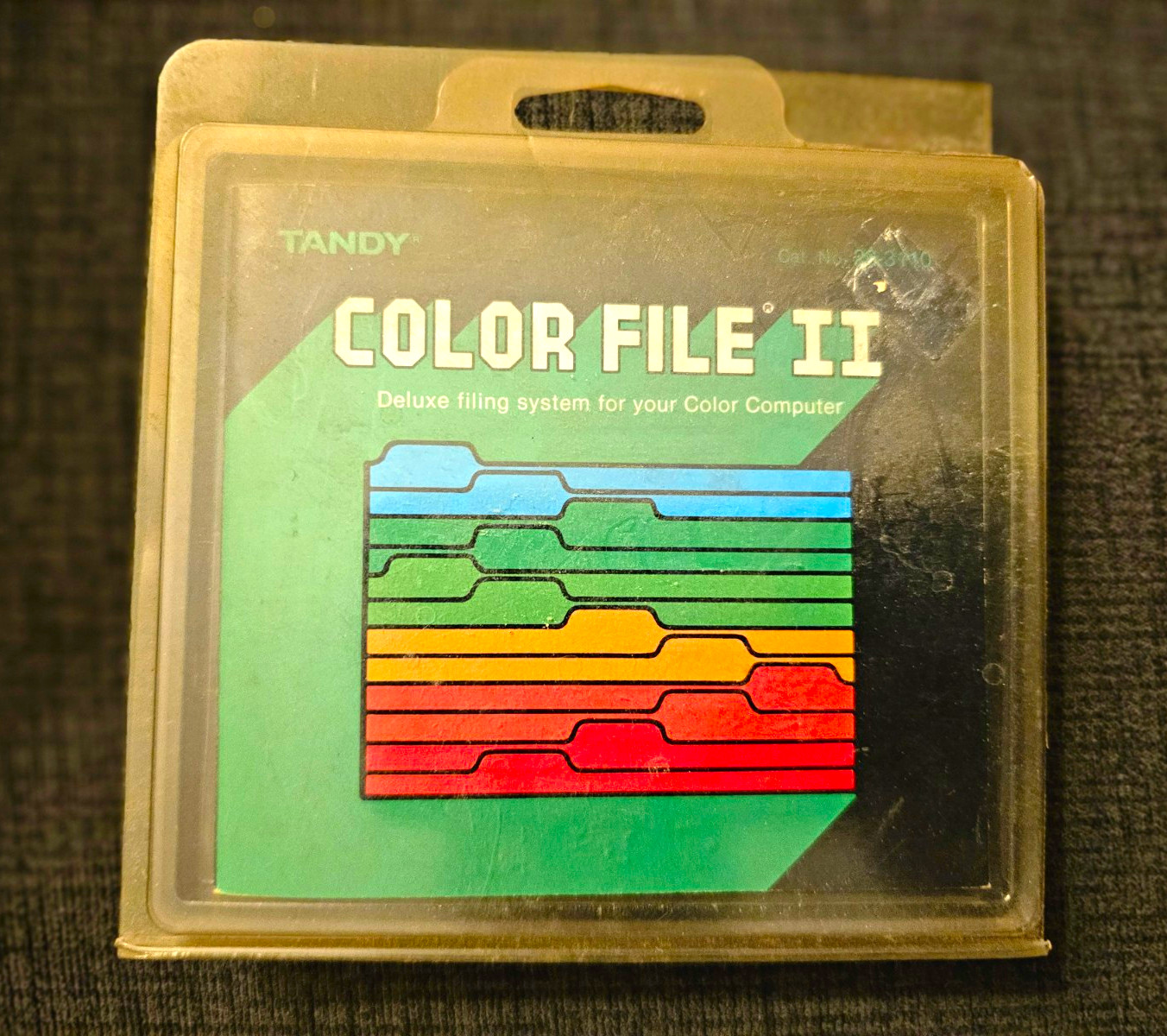 TANDY Color Computer -Colorfile 2  Cartridge Cat. NO. 26-3110 (1986) RADIO SHACK