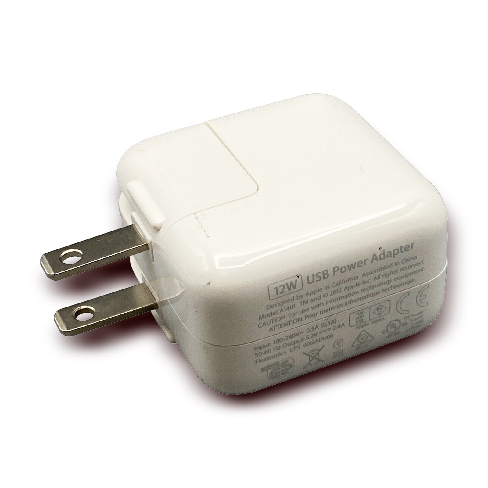 Genuine Apple 12W USB A1401 Power Adapter For iPhone iPod iPad Pro Mini