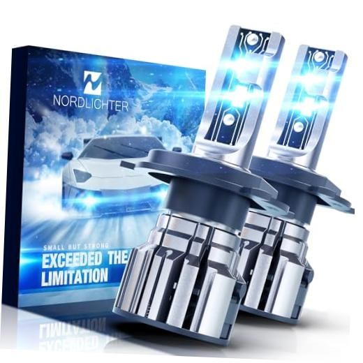 H4 Bulbs, 600% Brightness H4 9003 Fog Light 6500K Xenon White Extremely Super