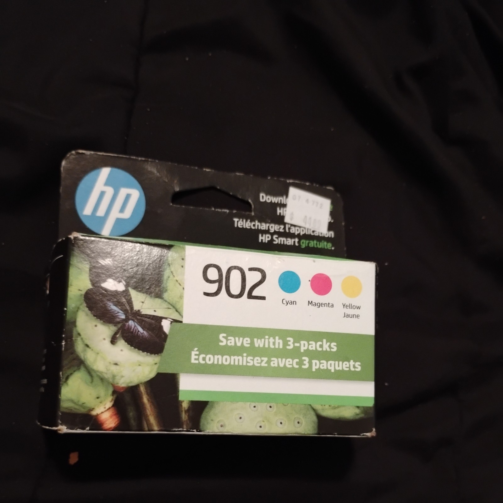 HP Genuine 902 3-pack Cartridges, Cyan, magenta, yellow (T0A38AN) (Exp: 05/2023