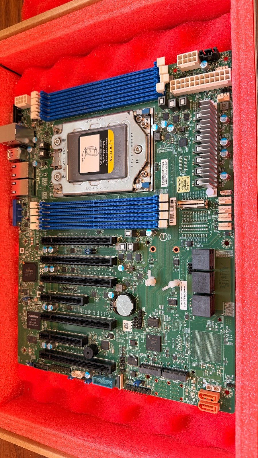 Supermicro H12SSL-i ATX Server Motherboard For AMD EPYC 7002/7003 Series CPU