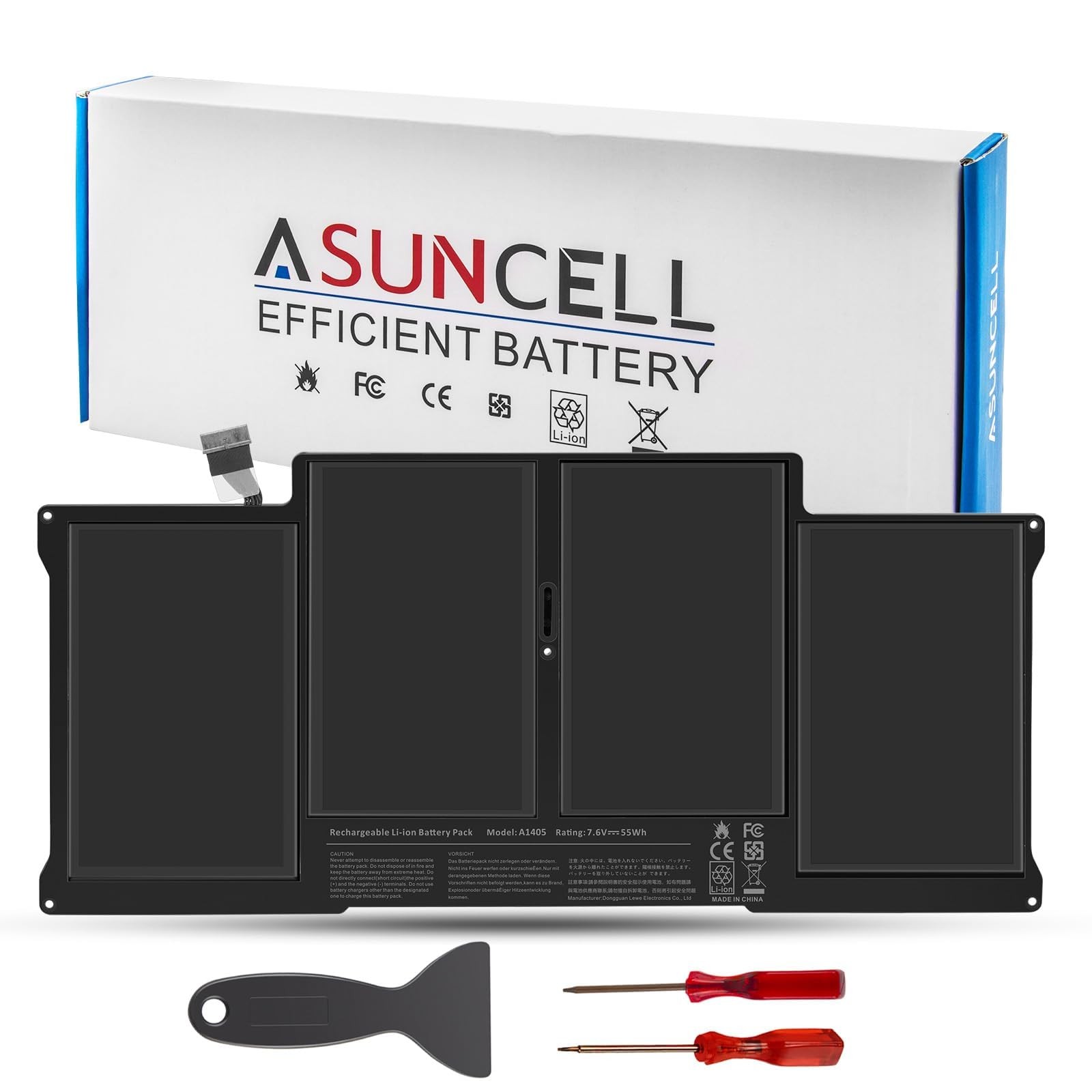 7.6V 55Wh A1466 A1405 Battery Fits MacBook Air 13 Inch A1466 Mid 20122017