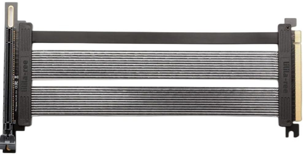 PCIe 4.0 Riser Cable, GEN 4 x16 PCI Express Riser Extender  20cm & 90° Graphics
