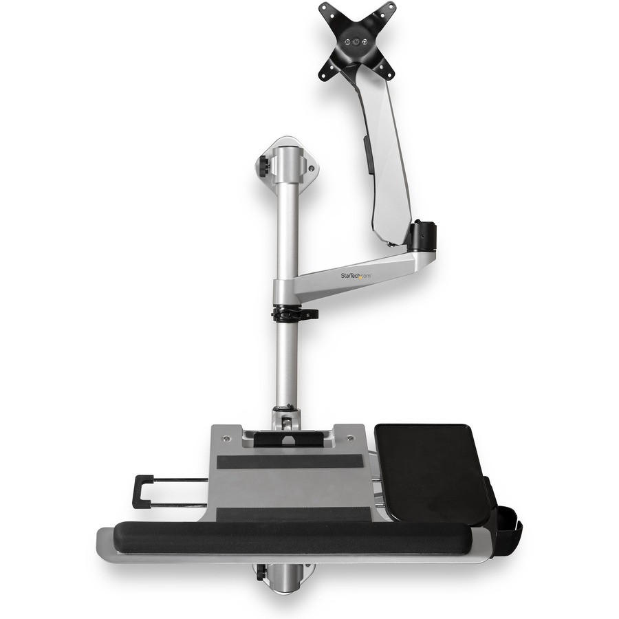 StarTech Single Monitor Adjustable Wall Mount Computer Workstation WALLSTSI1
