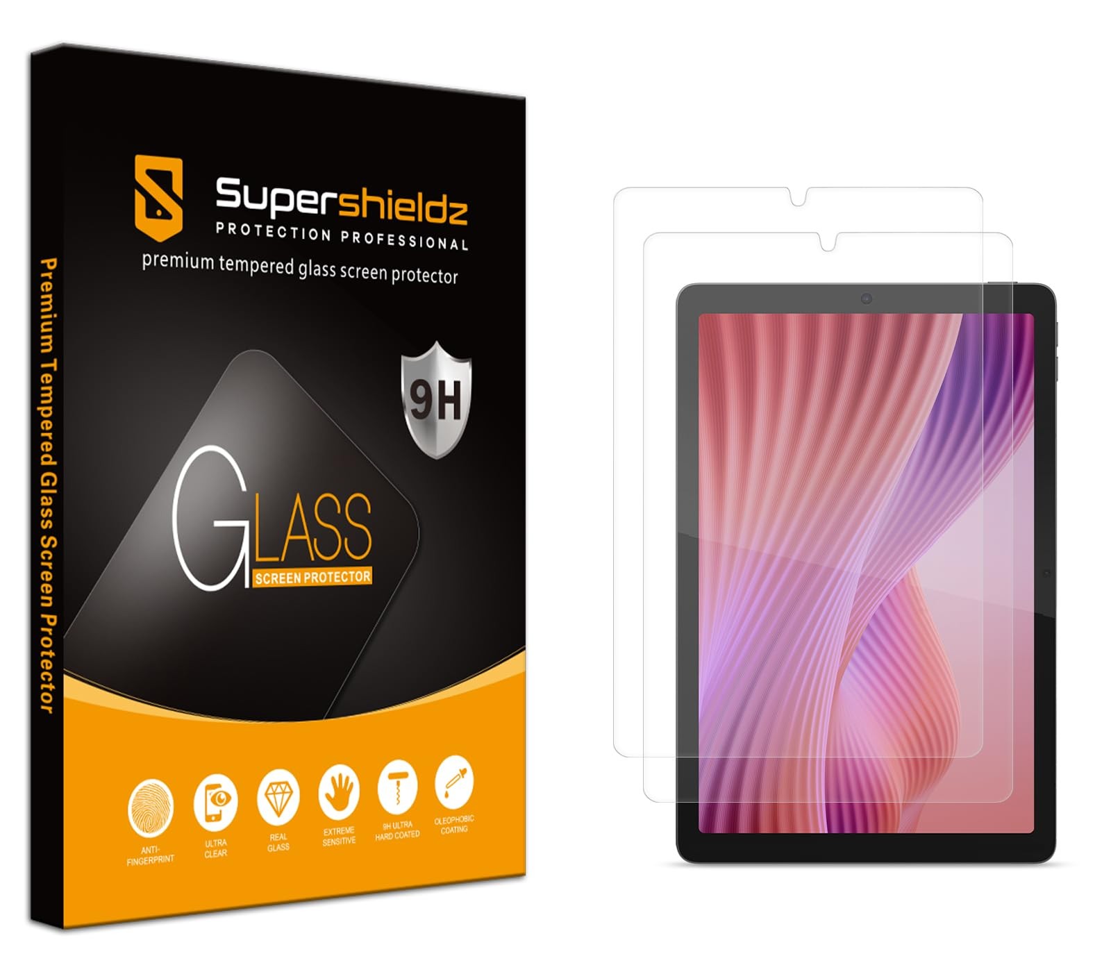 Supershieldz (2 Pack) Designed for Lenovo Tab One (8.7 inch) Tempered Glass... 