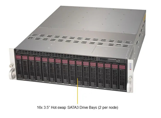 SuperMicro SYS-5039MC-H8TRF 3U MicroCloud Server