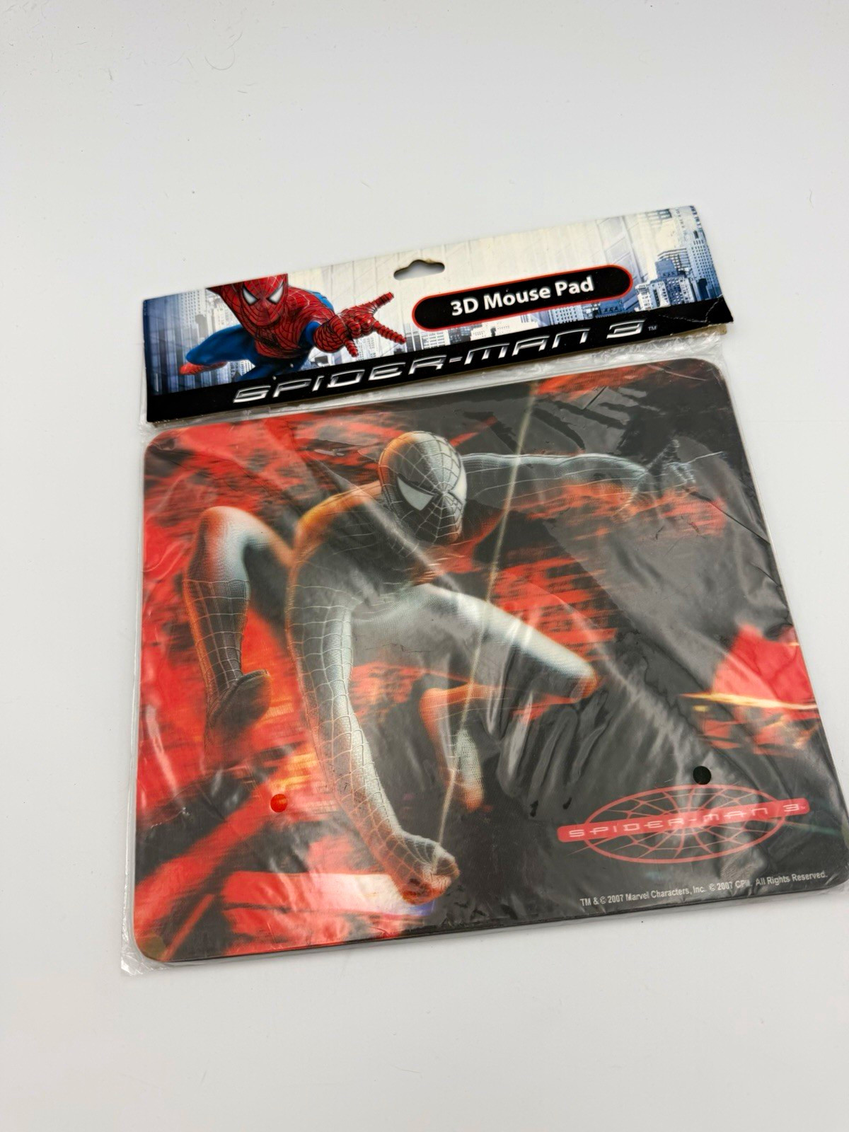 Marvel Spider-Man 3 3D Mouse Pad Pictorial Design, Black/Red/Gray, Marvel