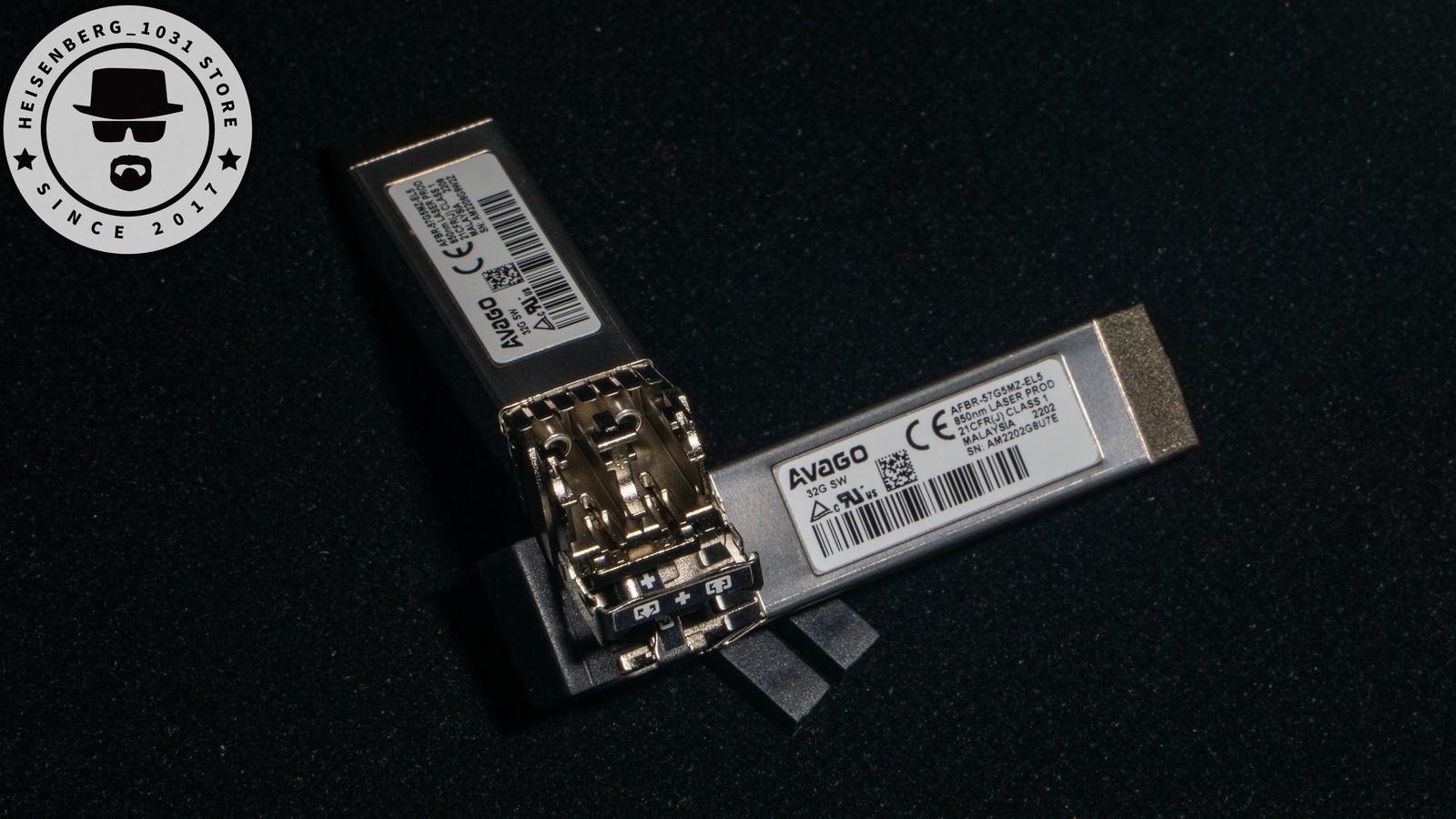 Avago AFBR-57G5MZ-EL5 32G SW 850NM MMO FC SFP28 TRANSCEIVER EMULEX Gen6/7 HBA