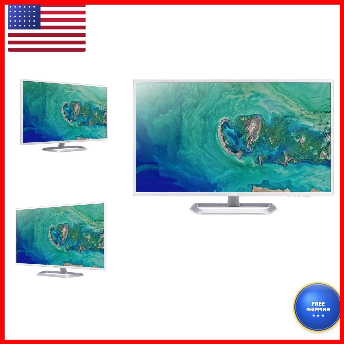Acer EZ321Q wi 31.5" Full HD IPS Monitor HDMI VGA White
