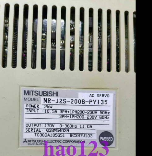 MR-J2S-200B-PY135 MITSUBISHI Driver in box By DHL or FedEx NEW