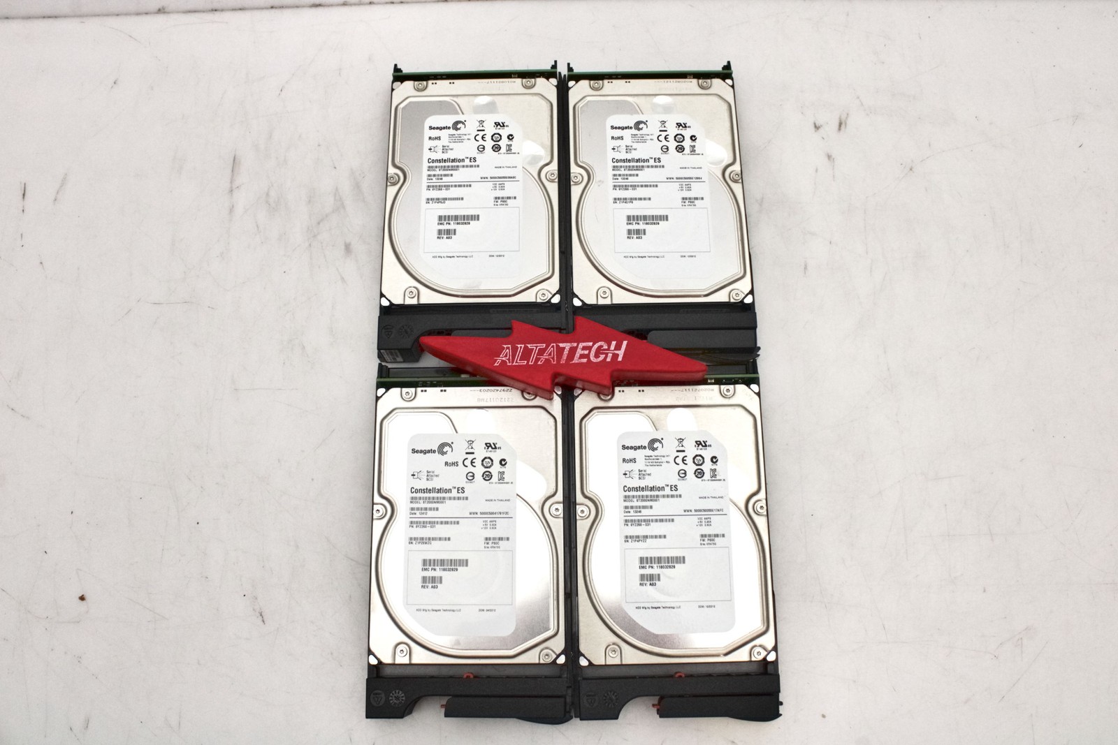 Lot of 4 EMC 005049498 2TB 7.2K SAS 3.5 6G VNXE3100/3150 V2-PS07-020