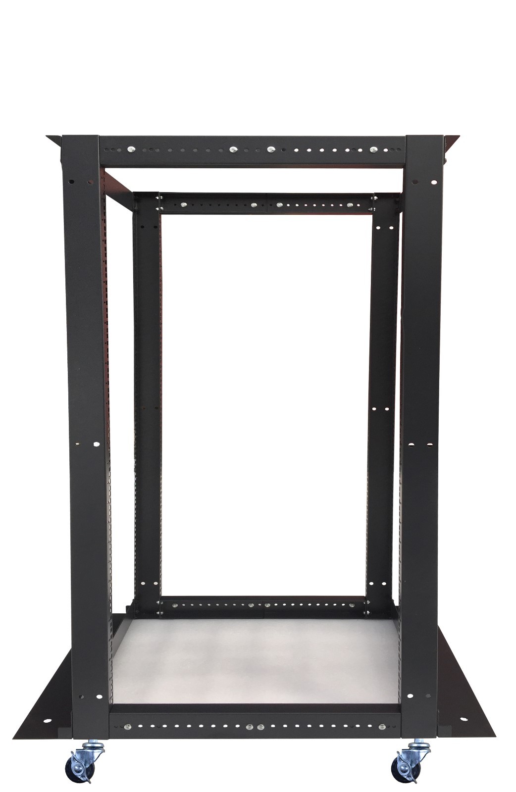 Sysracks 22U 4 Post Open Frame 19" Network Server Rack Adjustable Depth 24"-37" 