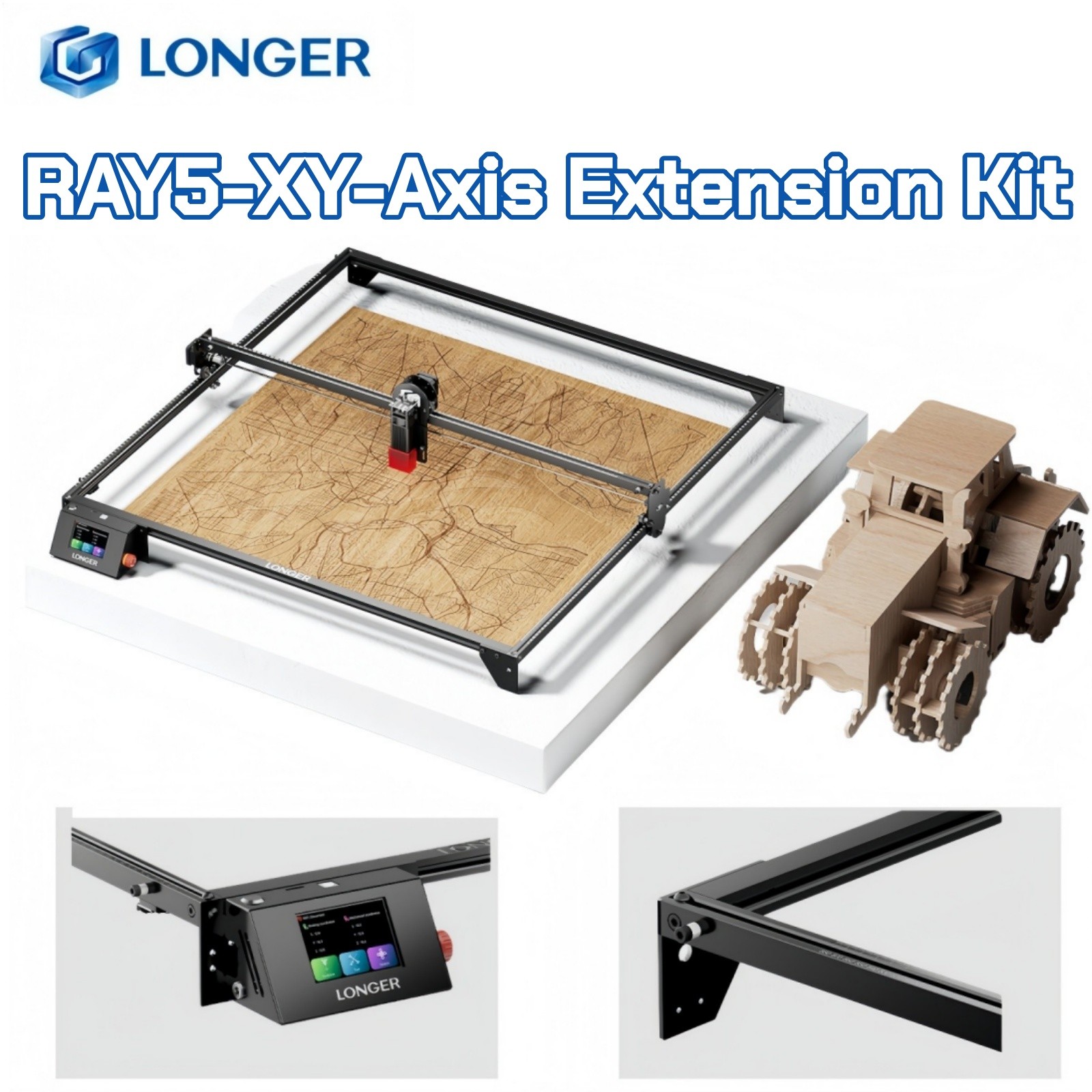 LONGER RAY5-Laser Engraver XY-Axis Extension/Y-Axis Extension/Enclosure/Raiser