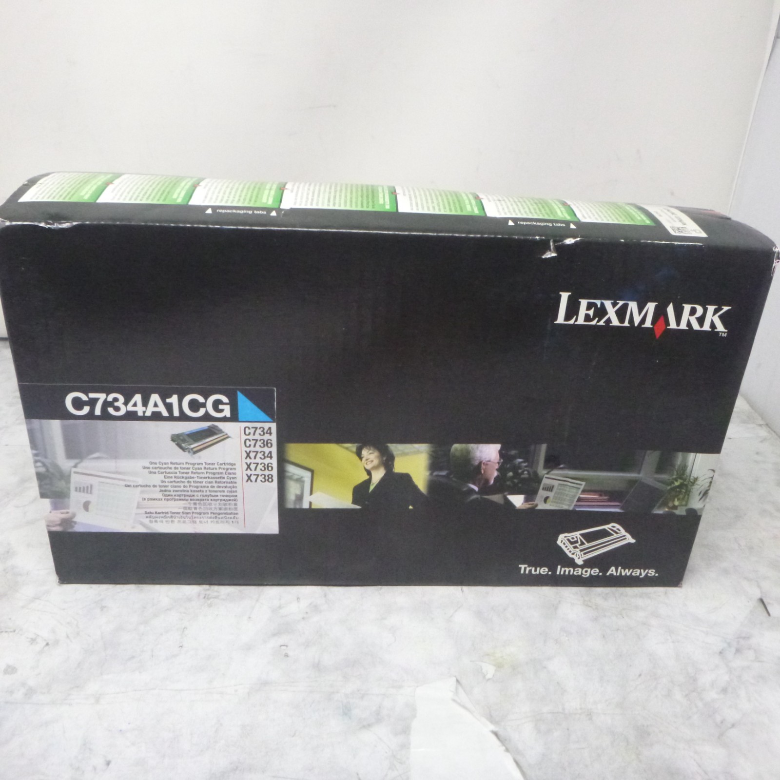 Lexmark C734A1CG Cyan Toner Cartridge c734 c736 x734 x736  Sealed box