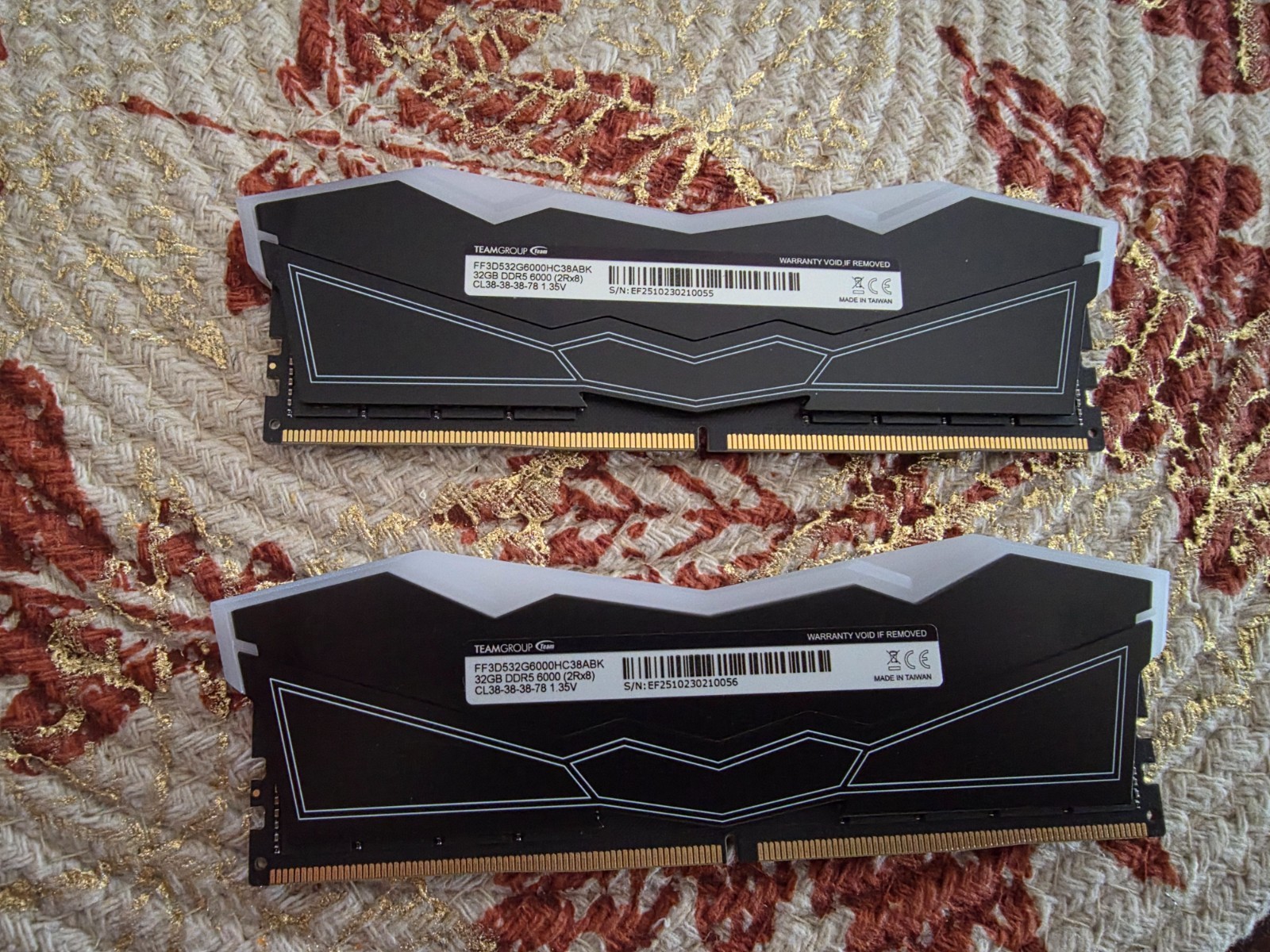 TEAMGROUP T-Force Delta RGB DDR5 64GB RAM (2x32GB) 6000MHz CL38