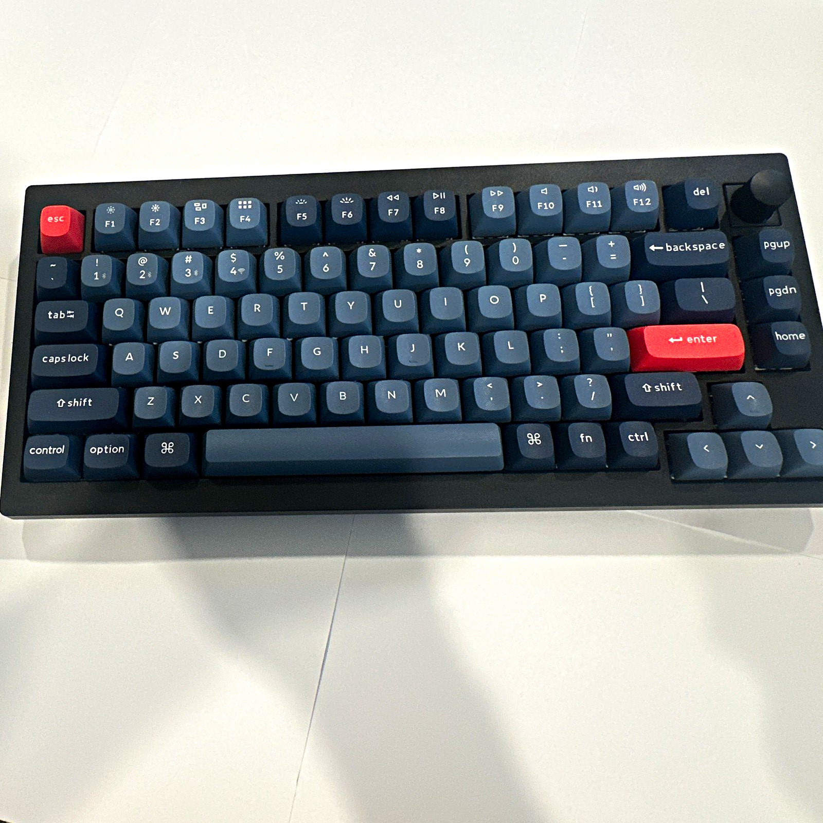Keychron V1 Max Wireless 75% RGB Mechanical Keyboard With Brown Switches