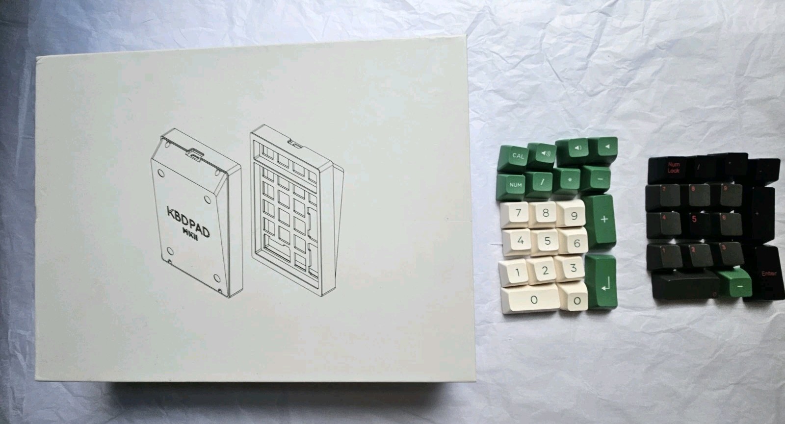 KBDFans KBDPAD MKII Mechanical Keyboard Numpad Cherry MX w/ 3 Total Keycap Sets