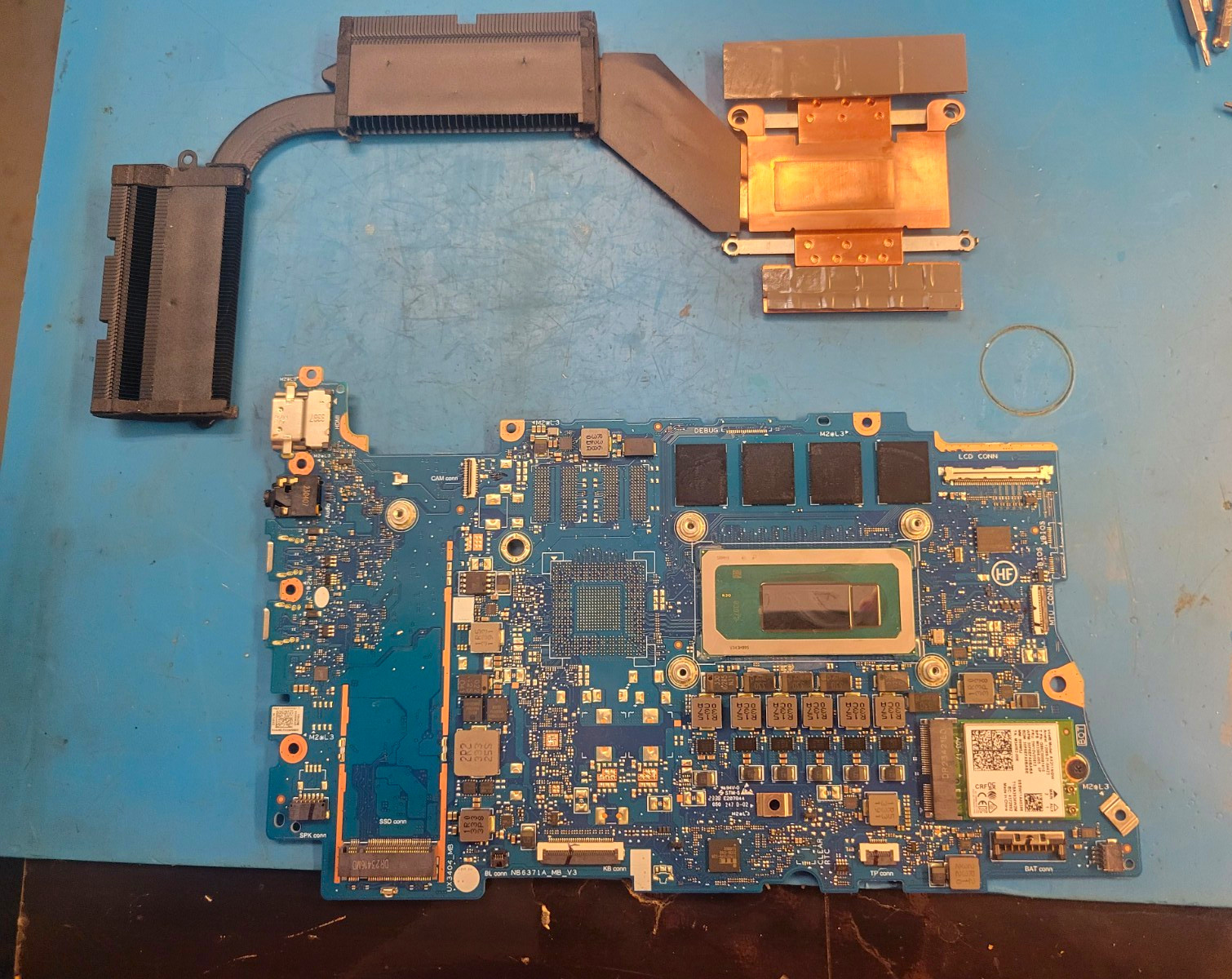 Asus Zenbook 14X Laptop Motherboard w/ HQ410V 8GB DDR5 - TESTED AND WORKING