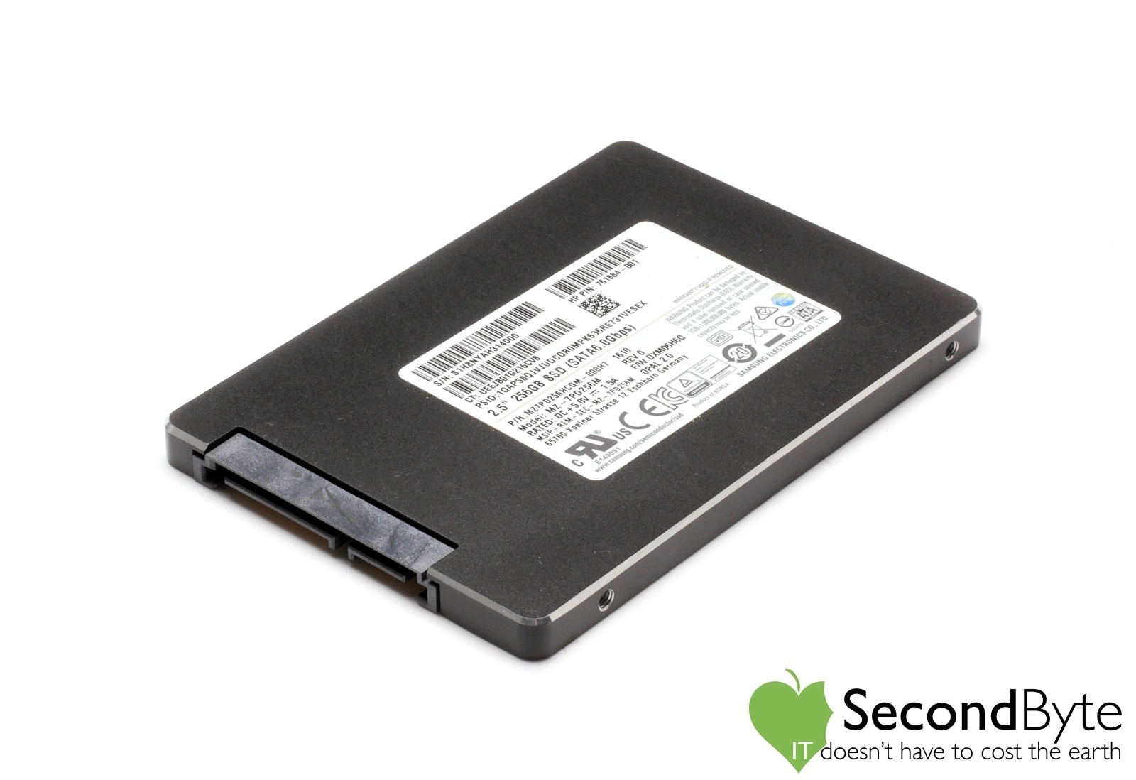 Samsung 840 Pro 256GB 2.5" SATA III SSD MZ7PD256HAFV HP 717354-001