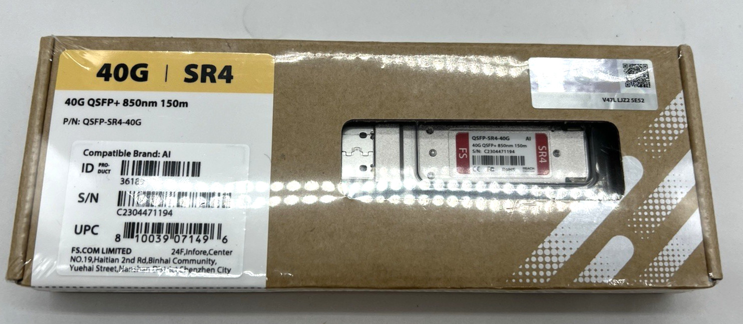 FS 40G QSFP-SR4-40G 850nm 150m Transceiver Module
