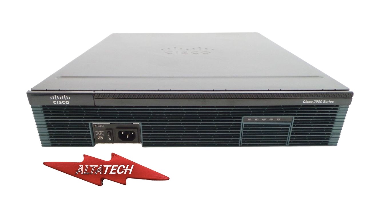 Cisco CISCO2921/K9 2900 Series 3 Port Gigabit Wired Router - fast Ship