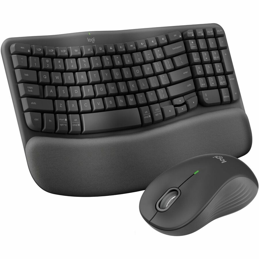 Logitech Wave Keys MK670 Combo, Wireless Ergonomic Keyboard with Signature M550