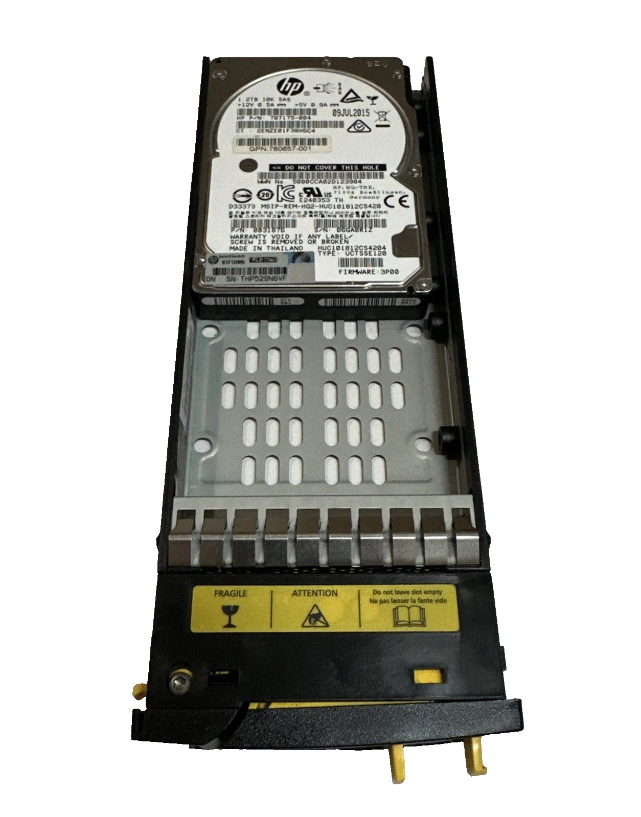 Qty 2 HP 802274-001 840457-001 1.2TB 6G 10K SFF SAS 2.5 Hard Drive 3PAR M6710