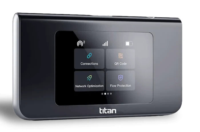 Titan Mobile WiFi Hotspot Device, Connect Upto 10 Devices