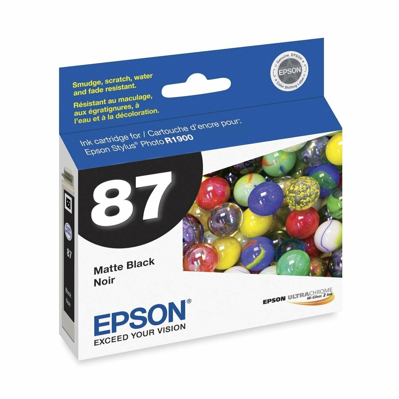 Genuine Epson 87 T0878 Matte Black Ink Cartridge for Stylus Photo R1900
