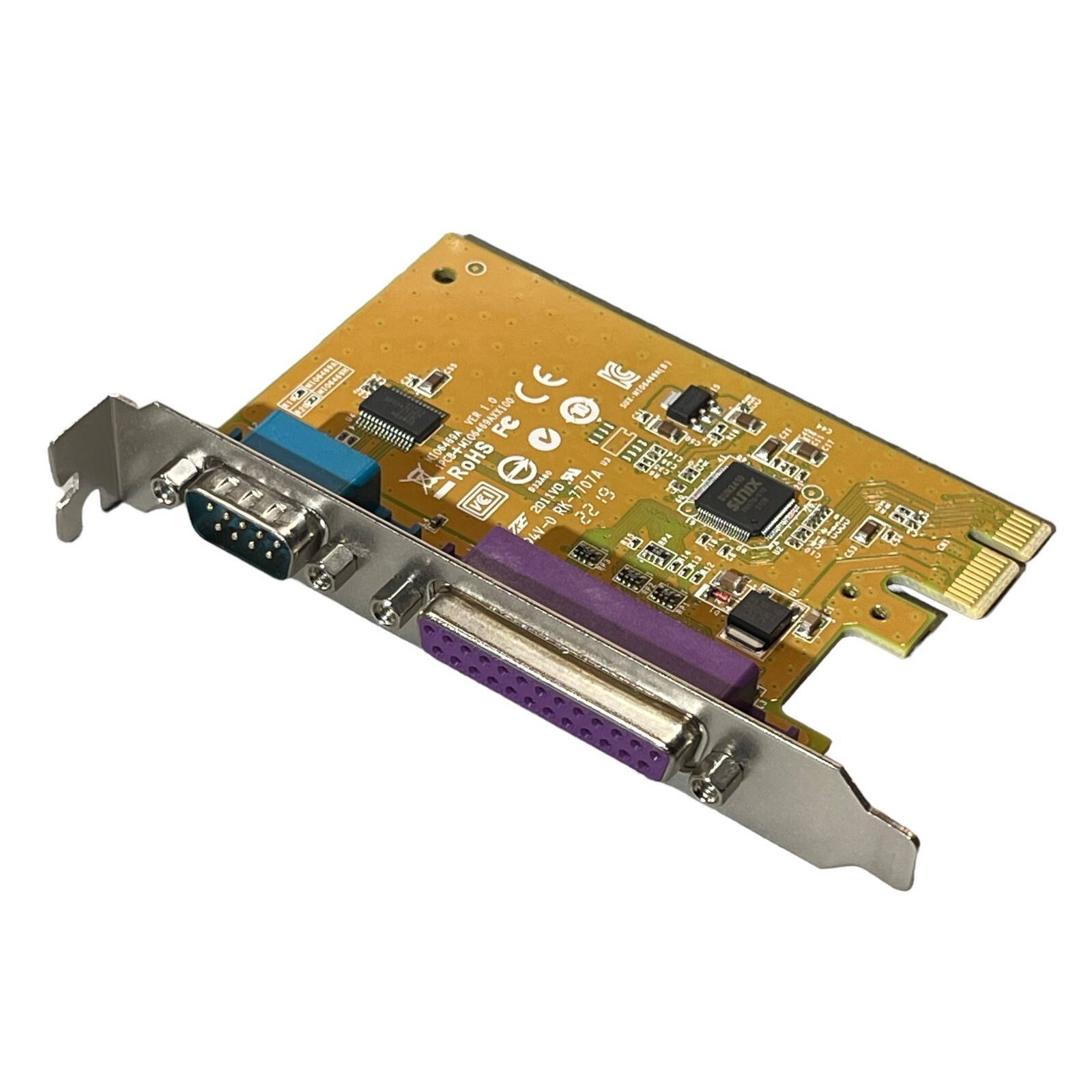 New SUNIX 1PCB+ MIO6469AXX100  Serial Parallel Expansion Multi PCI E I/O Card