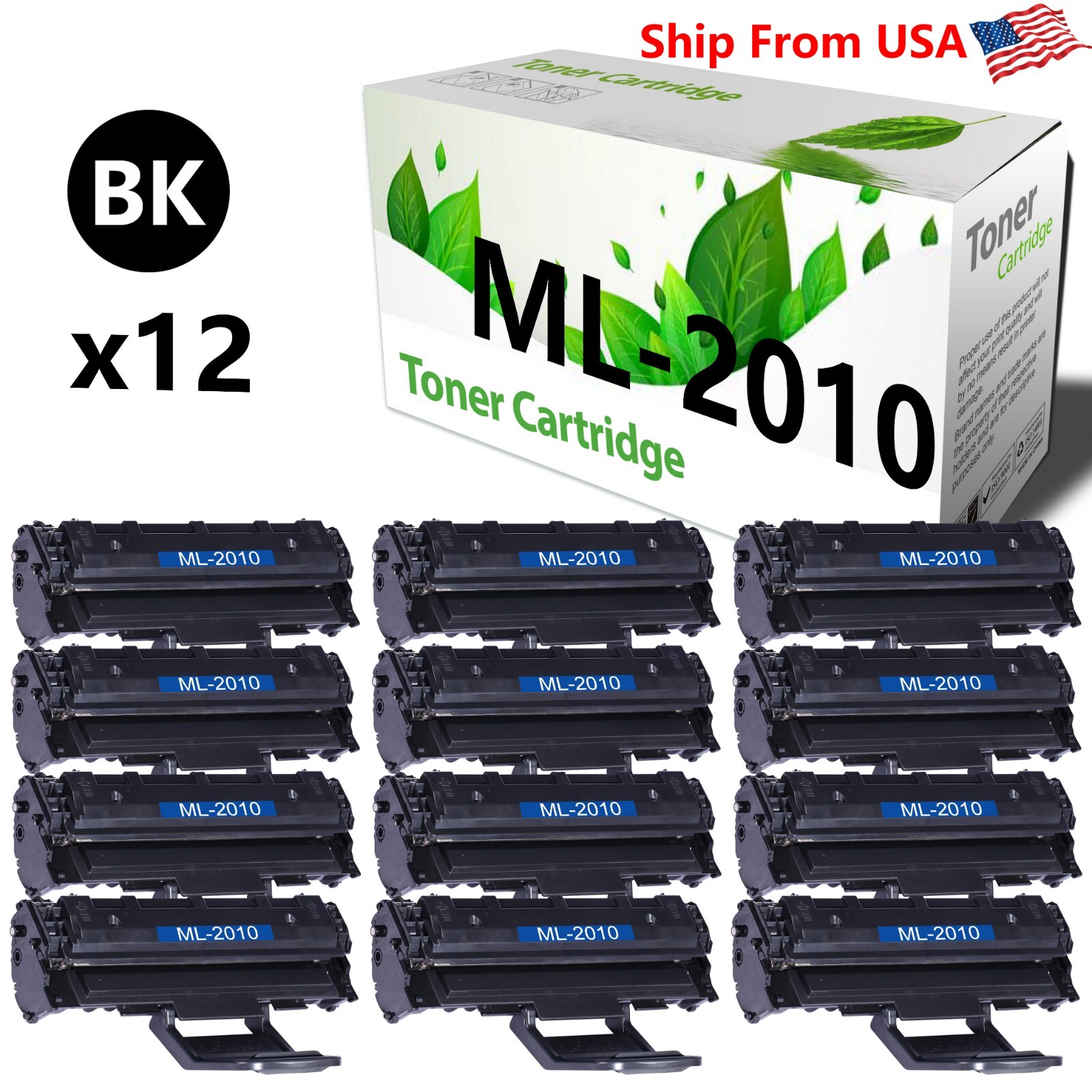 12PK ML-2010 Toner Cartridge for ML 2010 Printer