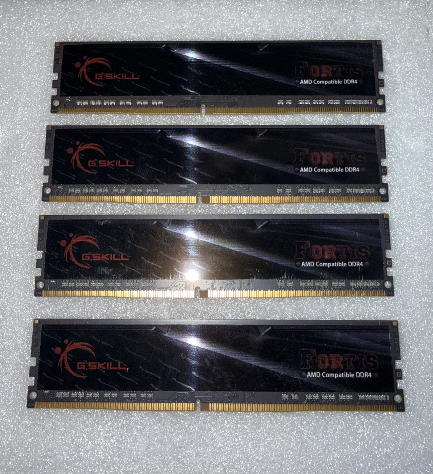 G.Skill Fortis 64 GB (4x16GB) F4-2400C16Q-64GFT PC4-19200 DDR4-2400 RAM (#32860)