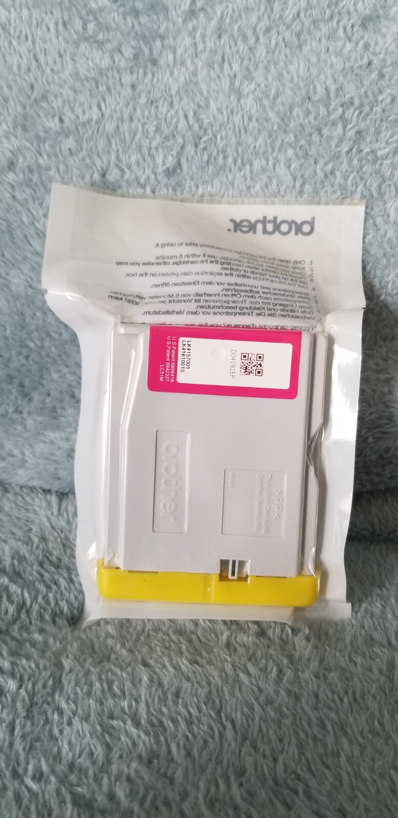 *** Sealed ***  Brother LK4157001  LC51M Magenta Ink Cartridge - No Box