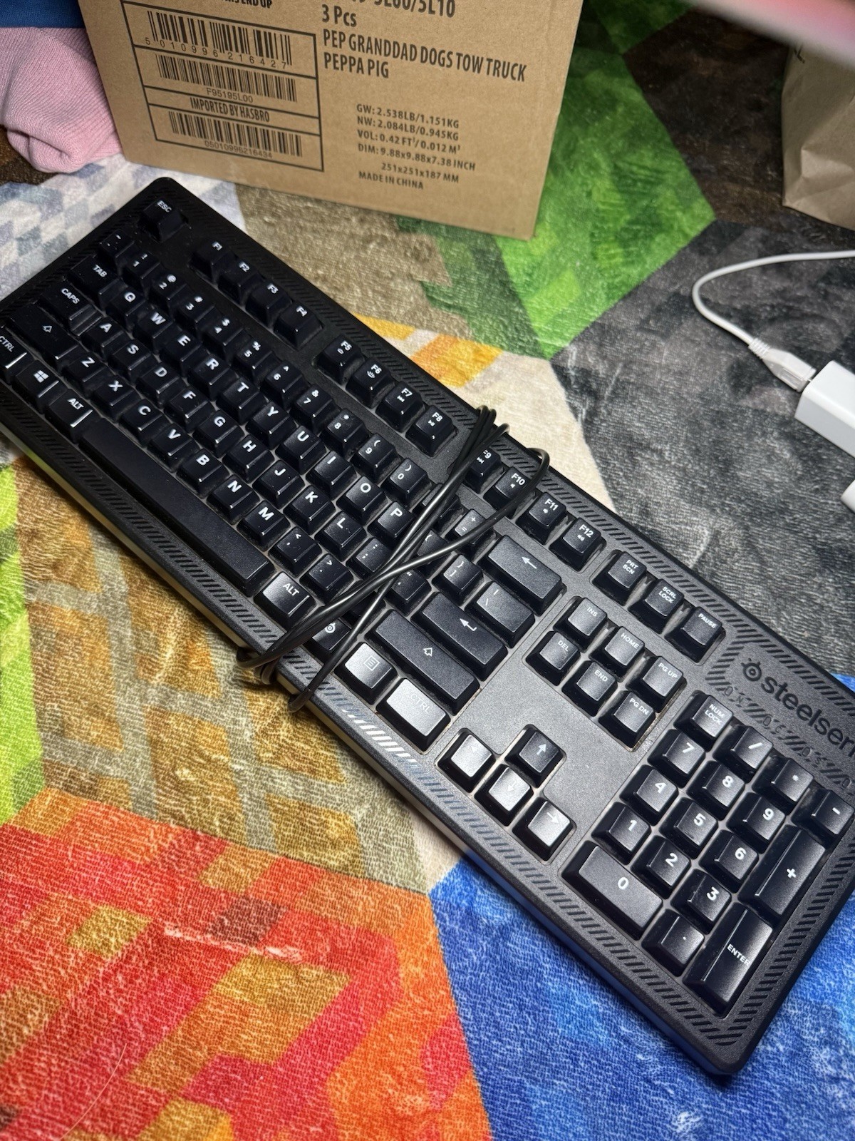 SteelSeries Apex 100 Illuminated Wired Gaming Keyboard Black English