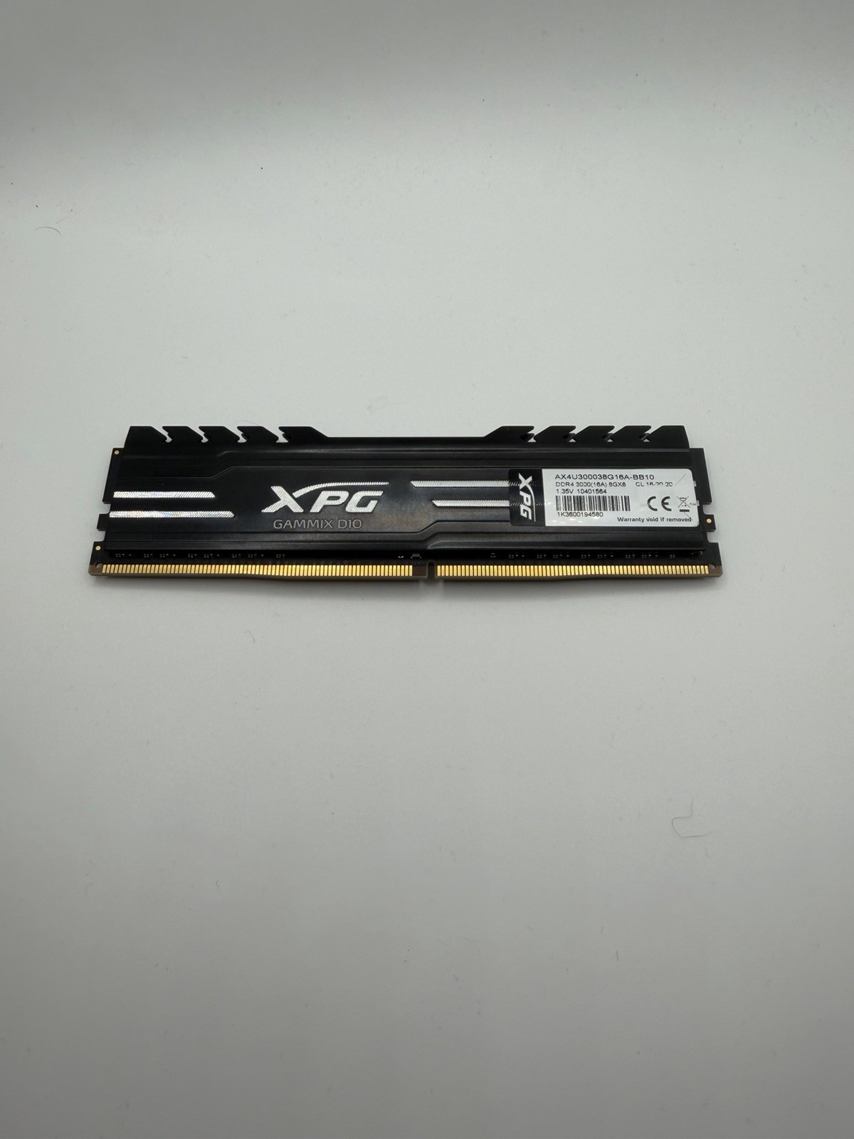XPG Gammon D10 8gb DDR4-3000mhz Black