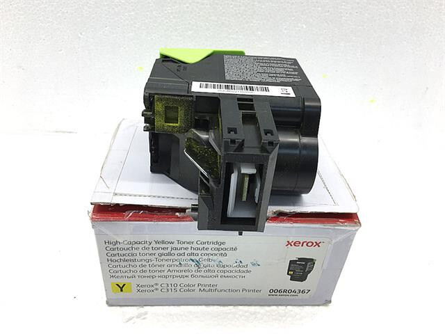 EMPTY Genuine Xerox 006R04367 Yellow High-Yield Toner Cartridge