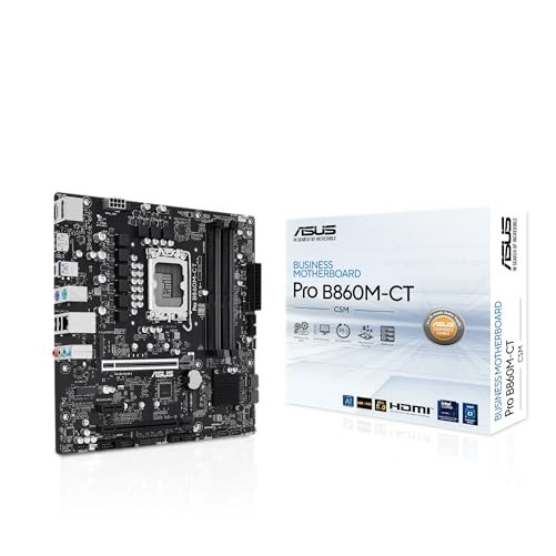 Asus Desktop Motherboard - Intel B860 Chipset - Socket LGA-1851 - Micro ATX