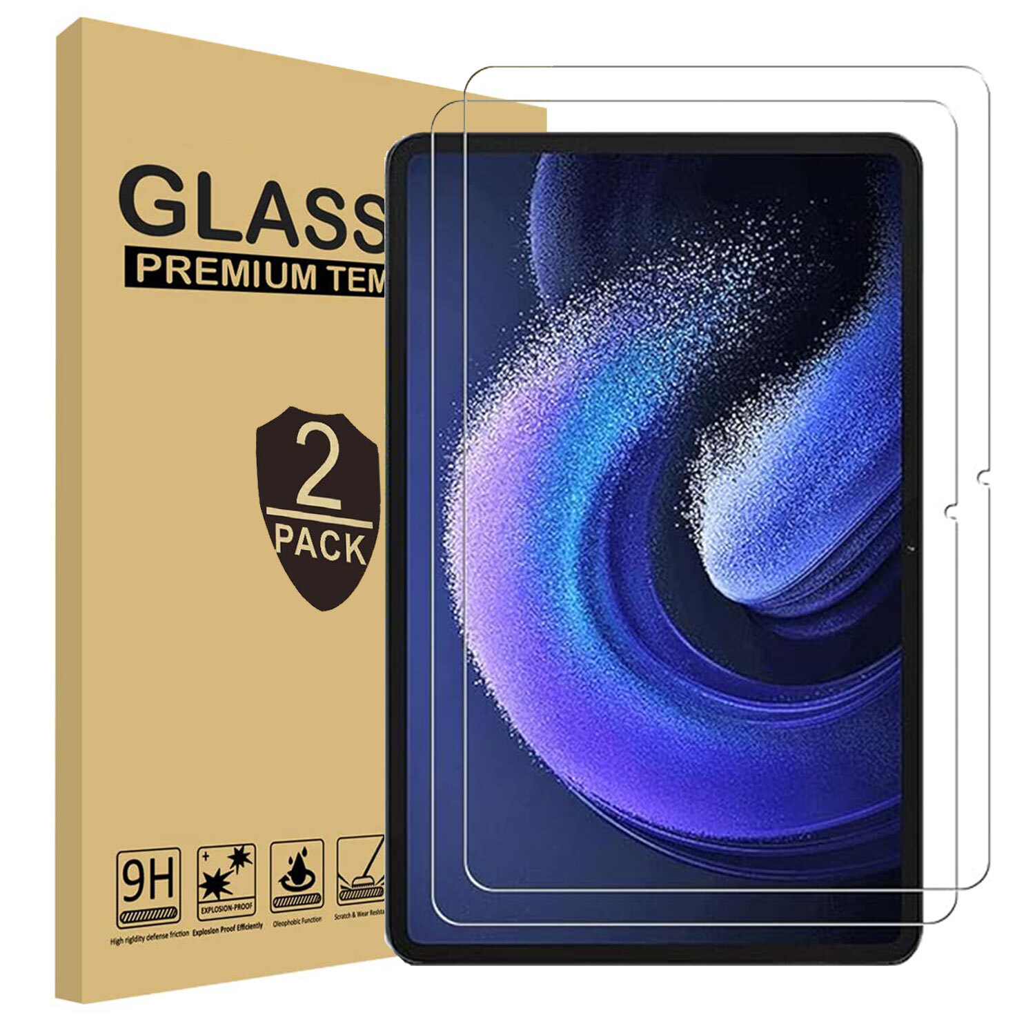 (2 PCS) For Xiaomi Pad 6/Pad 6 Pro/Pad 7 Pro/Redmi Pad SE Glass Screen Protector